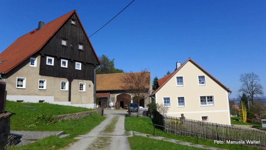 In Jauernick-Buschbach, höchstgelegene Ortschaft der Großgemeinde Markersdorf