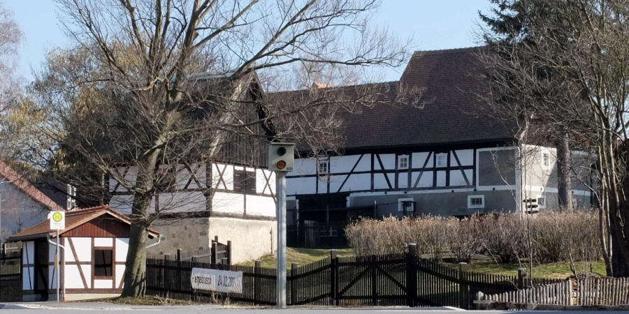 Das Dorfmuseum Markersdorf aus eher ungewohnter Perspektive (Archivbild)