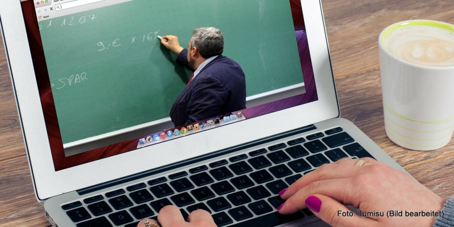 Online Wissensvermittlung funktioniert auf drei Wegen: der Übertragung einer Lehrveranstaltung, dem virtuellen Klassenzimmer oder mit Hilfe einer speziellen Lernsoftware