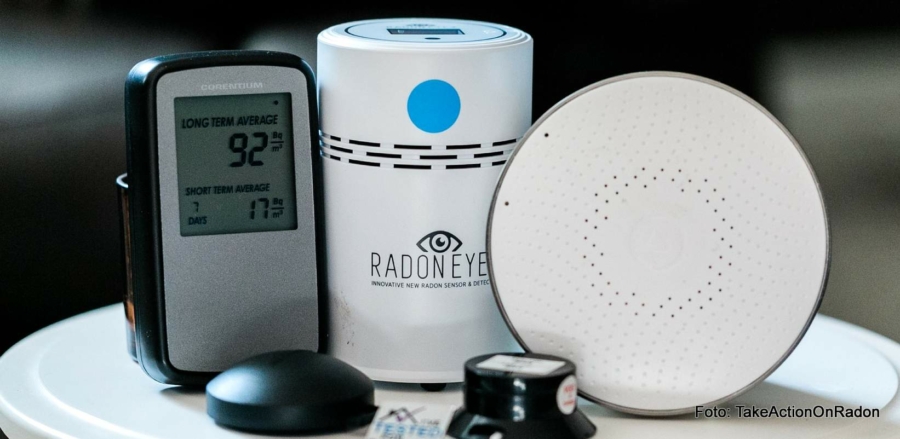 Bei von Radon belasteten Gebäude kann ein Langzeit-Monitoring helfen, geeignete Gegenmaßnahmen auszuwählen