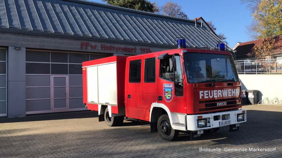 Wirksame Unterstützung für die Freiwillige Feuerwehr in Holtendorf: das LF 6/8