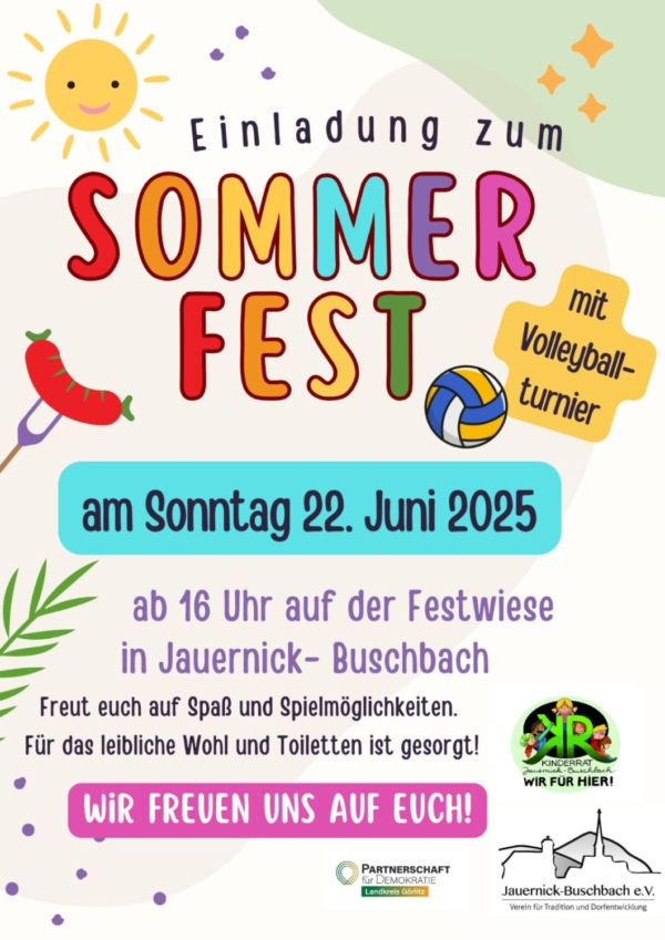 Familienfest und Volleyballturnier