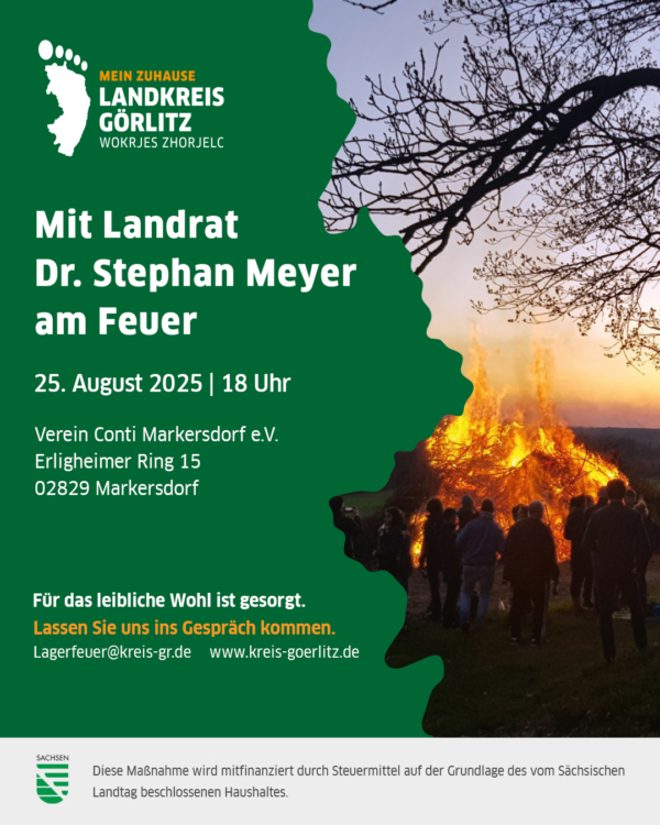 Lagerfeuergespräch mit Landrat Dr. Stephan Meyer
