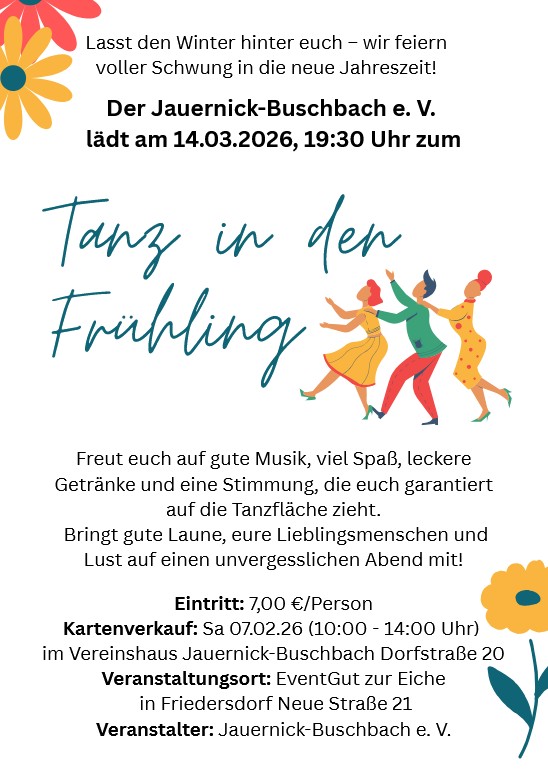 Tanz in den Frühling