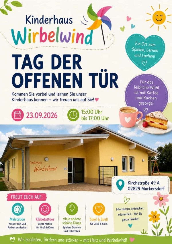 Tag der offenen Tür im Kinderhaus Wirbelwind
