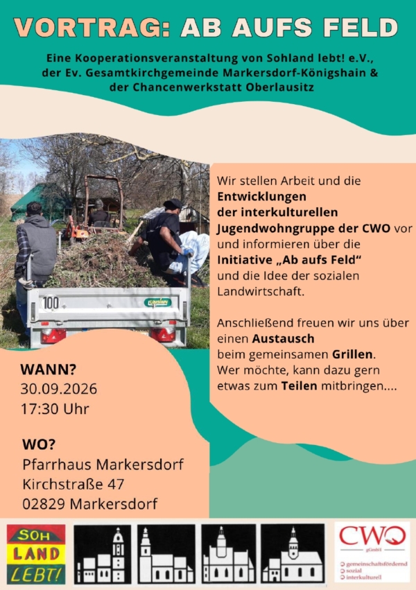 Vortrag: Ab aufs Feld