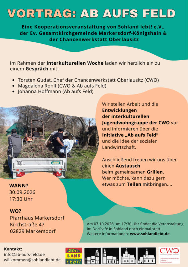 Vortrag: “Ab aufs Feld”